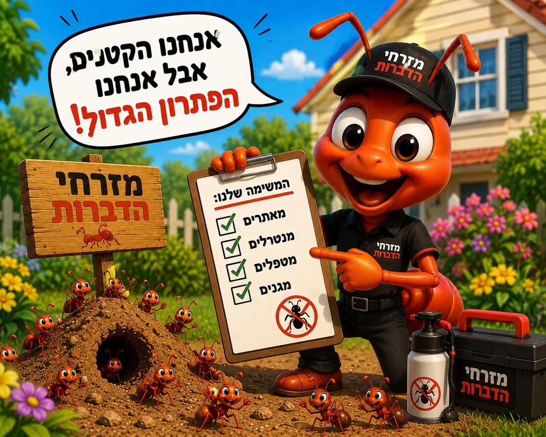 מניעת נמלת האש בגינה ובבניין עם בדיקה מקצועית